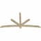Ekena Millwork Alberta Rough Sawn Timber Gable Bracket, Douglas Fir, 84"W x 45"H x 2"D x 4"F, 13/12 Pitch GBW084X45X0204ALB00RDF - alternate 3